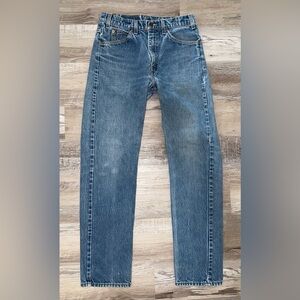 Vintage Levi’s 505 Orange Tab Jeans 32x32 USA Made | 90s Straight Leg Denim